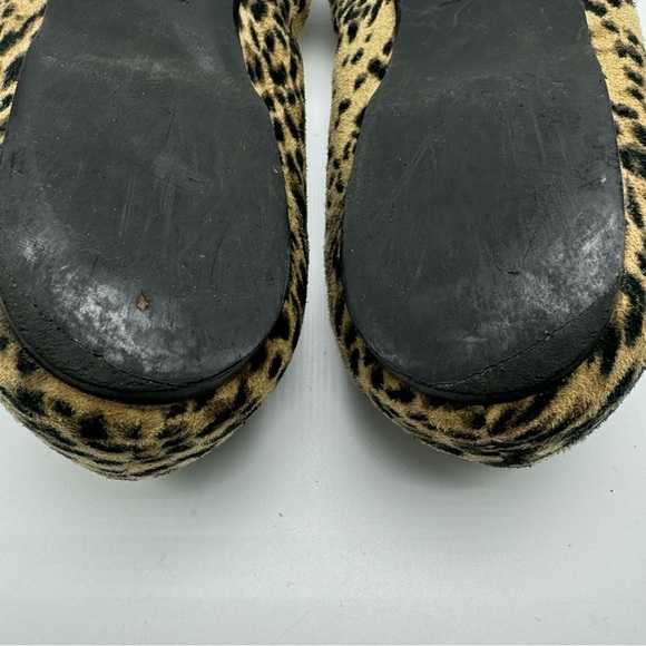 Stuart Weitzman Ballet Flats Leopard Cheetah Animal Print Size 7.5 - Picture 10 of 10
